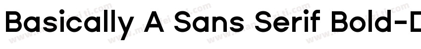 Basically A Sans Serif Bold字体转换